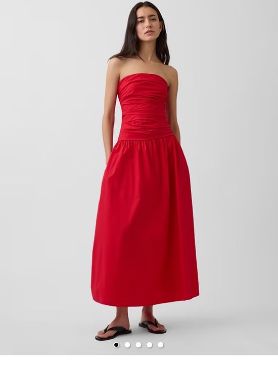 GAP Dresses & Skirts - Gap Poplin Drop-Waist Maxi Dress